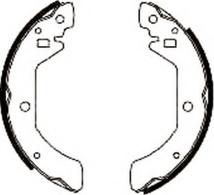 JURID 361223J Тормозные колодоки для NISSAN (Ниссан) JURID 361223J Тормозные колодоки для NISSAN (Ниссан)