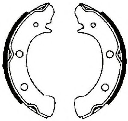 JURID 361248J Тормозные колодоки для SUBARU (Субару) JURID 361248J Тормозные колодоки для SUBARU (Субару)