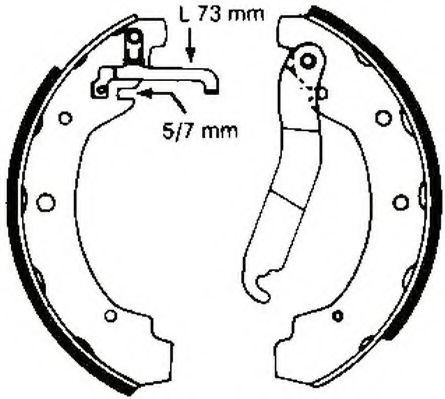 JURID 361273J Тормозные колодоки для VOLKSWAGEN LT 40-55 I (Фольксваген Лт 40-55 и) JURID 361273J Тормозные колодоки для VOLKSWAGEN LT 40-55 I (Фольксваген Лт 40-55 и)