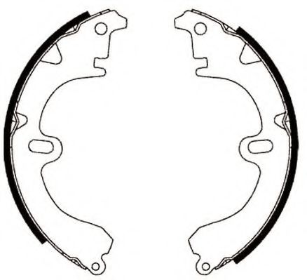 JURID 361341J Тормозные колодоки для TOYOTA HIACE II (Тойота/тоета Хиаcэ 2) JURID 361341J Тормозные колодоки для TOYOTA HIACE II (Тойота/тоета Хиаcэ 2)