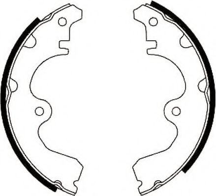 JURID 361376J Тормозные колодоки для TOYOTA PASEO (Тойота/тоета Пасэо) JURID 361376J Тормозные колодоки для TOYOTA PASEO (Тойота/тоета Пасэо)