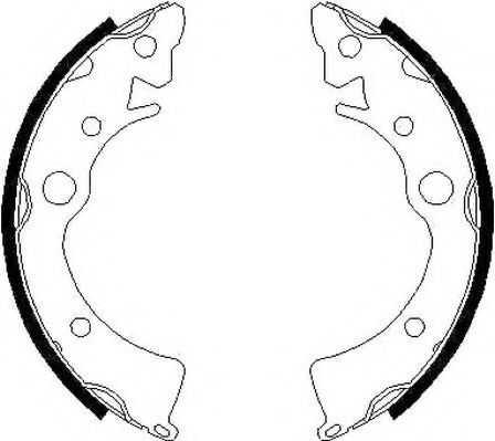 JURID 361383J Тормозные колодоки для HONDA CRX II (Хонда Cрх 2) JURID 361383J Тормозные колодоки для HONDA CRX II (Хонда Cрх 2)