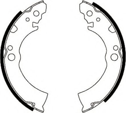 JURID 361402J Тормозные колодоки для NISSAN FIGARO (Ниссан Фигаро) JURID 361402J Тормозные колодоки для NISSAN FIGARO (Ниссан Фигаро)