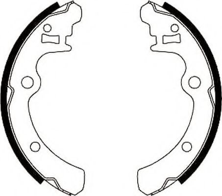 JURID 361411J Тормозные колодоки для SUBARU (Субару) JURID 361411J Тормозные колодоки для SUBARU (Субару)