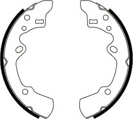 JURID 361436J Тормозные колодоки для MAZDA 626 III (Мазда 626 3) JURID 361436J Тормозные колодоки для MAZDA 626 III (Мазда 626 3)