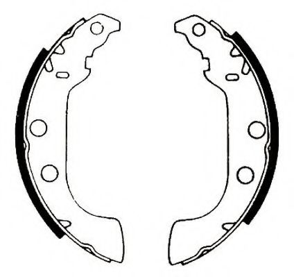 JURID 361439J Тормозные колодоки для PEUGEOT 405 II (Пежо 405 2) JURID 361439J Тормозные колодоки для PEUGEOT 405 II (Пежо 405 2)