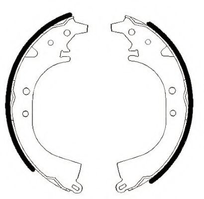 JURID 361474J Тормозные колодоки для TOYOTA SCEPTER (Тойота/тоета Сcэптэр)