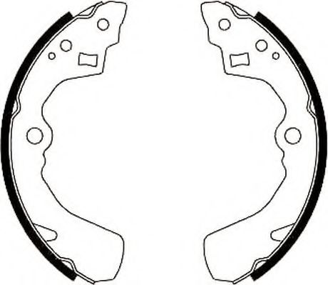 JURID 361841J Тормозные колодоки для TATA INDICA (Тата Индиcа) JURID 361841J Тормозные колодоки для TATA INDICA (Тата Индиcа)
