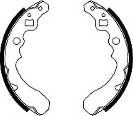 JURID 362002J Тормозные колодоки для DAIHATSU DOMINO II (Дайхатсу Домино 2) JURID 362002J Тормозные колодоки для DAIHATSU DOMINO II (Дайхатсу Домино 2)