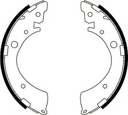 JURID 362237J Тормозные колодоки для HONDA ACCORD II (Хонда Аccорд 2) JURID 362237J Тормозные колодоки для HONDA ACCORD II (Хонда Аccорд 2)