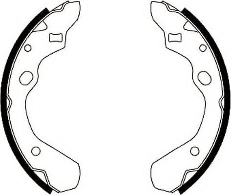 JURID 362239J Тормозные колодоки для MAZDA (Мазда) JURID 362239J Тормозные колодоки для MAZDA (Мазда)