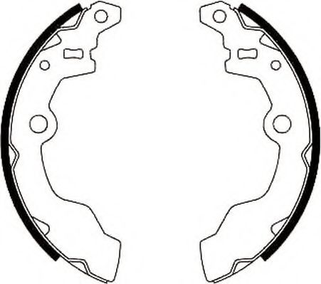 JURID 362297J Тормозные колодоки для SUBARU (Субару) JURID 362297J Тормозные колодоки для SUBARU (Субару)