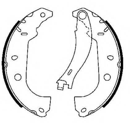 JURID 362325J Тормозные колодоки для FIAT TEMPRA (Фиат Тэмпра) JURID 362325J Тормозные колодоки для FIAT TEMPRA (Фиат Тэмпра)