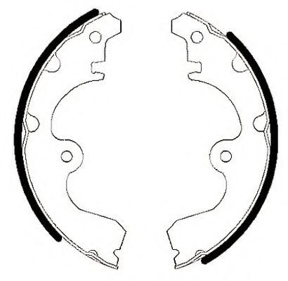 JURID 362352J Тормозные колодоки для TOYOTA PASEO (Тойота/тоета Пасэо) JURID 362352J Тормозные колодоки для TOYOTA PASEO (Тойота/тоета Пасэо)