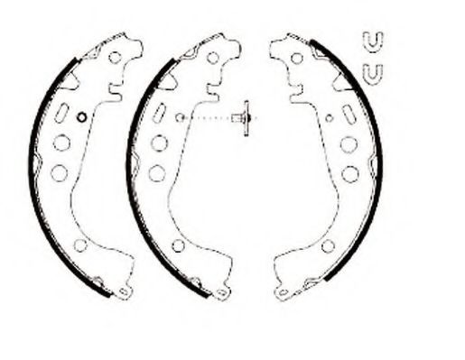 JURID 362401J Тормозные колодоки для TOYOTA ECHO (Тойота/тоета Эчо) JURID 362401J Тормозные колодоки для TOYOTA ECHO (Тойота/тоета Эчо)