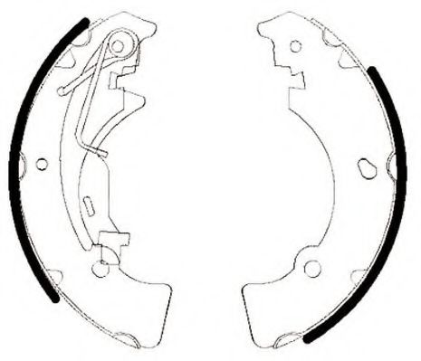 JURID 362442J Тормозные колодоки для LANCIA MUSA (Лансиа/лянча Муса)