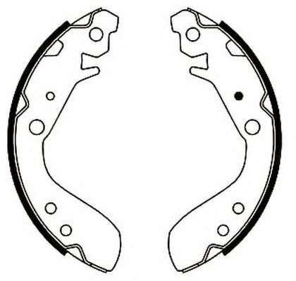 JURID 362446J Тормозные колодоки для HONDA FIT II (Хонда Фит 2) JURID 362446J Тормозные колодоки для HONDA FIT II (Хонда Фит 2)