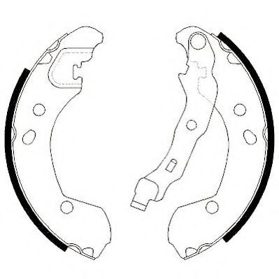 JURID 362459J Тормозные колодоки для NISSAN NOTE (Ниссан Нотэ) JURID 362459J Тормозные колодоки для NISSAN NOTE (Ниссан Нотэ)