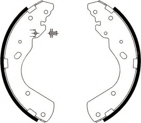 JURID 362469J Тормозные колодоки для MAZDA PROCEED (Мазда Просид) JURID 362469J Тормозные колодоки для MAZDA PROCEED (Мазда Просид)