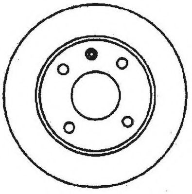 JURID 561087J Тормозной диск для AUDI 80 (Ауди 80) JURID 561087J Тормозной диск для AUDI 80 (Ауди 80)