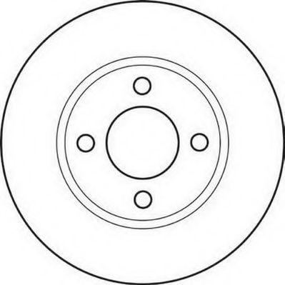 JURID 561240J Тормозной диск для AUDI 80 (Ауди 80) JURID 561240J Тормозной диск для AUDI 80 (Ауди 80)