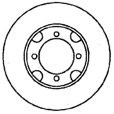 JURID 561279J Тормозной диск для MAZDA 626 II (Мазда 626 2) JURID 561279J Тормозной диск для MAZDA 626 II (Мазда 626 2)