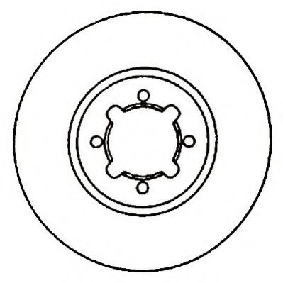 JURID 561300J Тормозной диск для TOYOTA (Тойота/тоета) JURID 561300J Тормозной диск для TOYOTA (Тойота/тоета)