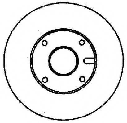 JURID 561370J Тормозной диск для DAIHATSU CHARADE II (Дайхатсу Чарадэ 2) JURID 561370J Тормозной диск для DAIHATSU CHARADE II (Дайхатсу Чарадэ 2)