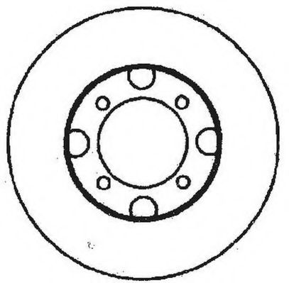 JURID 561397J Тормозной диск для MAZDA 626 II (Мазда 626 2) JURID 561397J Тормозной диск для MAZDA 626 II (Мазда 626 2)