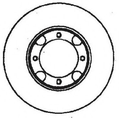JURID 561521J Тормозной диск для HYUNDAI EXCEL (Хендай Эxcэл) JURID 561521J Тормозной диск для HYUNDAI EXCEL (Хендай Эxcэл)