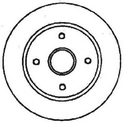 JURID 561678J Тормозной диск для FORD MONDEO (Форд Мондэо) JURID 561678J Тормозной диск для FORD MONDEO (Форд Мондэо)