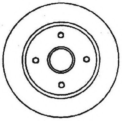 JURID 561679J Тормозной диск для FORD MONDEO (Форд Мондэо) JURID 561679J Тормозной диск для FORD MONDEO (Форд Мондэо)