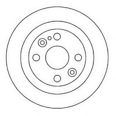 JURID 561714J Тормозной диск для MAZDA 323 C IV (Мазда 323 c иv) JURID 561714J Тормозной диск для MAZDA 323 C IV (Мазда 323 c иv)