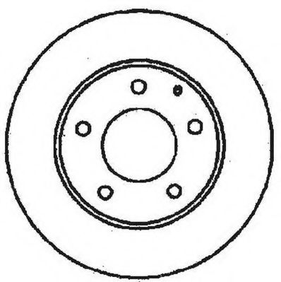 JURID 561716J Тормозной диск для MAZDA 626 IV (Мазда 626 4) JURID 561716J Тормозной диск для MAZDA 626 IV (Мазда 626 4)