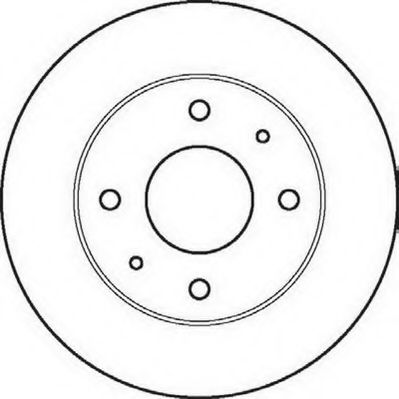 JURID 561861J Тормозной диск для FIAT TEMPRA (Фиат Тэмпра) JURID 561861J Тормозной диск для FIAT TEMPRA (Фиат Тэмпра)