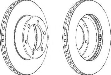 JURID 561953J Тормозной диск для TOYOTA 4 RUNNER (Тойота/тоета 4 руннэр) JURID 561953J Тормозной диск для TOYOTA 4 RUNNER (Тойота/тоета 4 руннэр)