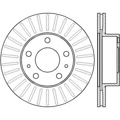JURID 561984JC Тормозной диск для FIAT (Фиат) JURID 561984JC Тормозной диск для FIAT (Фиат)
