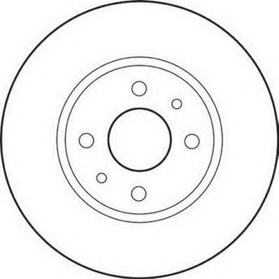 JURID 562178J Тормозной диск для FIAT DOBLO (Фиат Добло) JURID 562178J Тормозной диск для FIAT DOBLO (Фиат Добло)