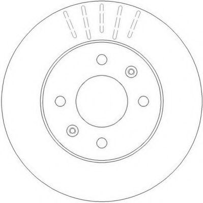 JURID 562273J Тормозной диск для HYUNDAI ACCENT II (Хендай Акцент 2) JURID 562273J Тормозной диск для HYUNDAI ACCENT II (Хендай Акцент 2)