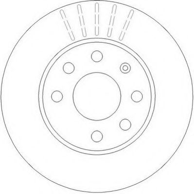 JURID 562290J Тормозной диск для OPEL VITA C (Опель Vита c) JURID 562290J Тормозной диск для OPEL VITA C (Опель Vита c)