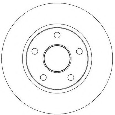 JURID 562365JC Тормозной диск для OPEL VIVARO (Опель Виваро) JURID 562365JC Тормозной диск для OPEL VIVARO (Опель Виваро)