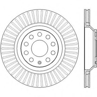 JURID 562432JC Тормозной диск для VOLKSWAGEN PASSAT CC (Фольксваген Пассат сс) JURID 562432JC Тормозной диск для VOLKSWAGEN PASSAT CC (Фольксваген Пассат сс)