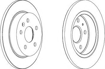 JURID 562461J Тормозной диск для OPEL (Опель) JURID 562461J Тормозной диск для OPEL (Опель)