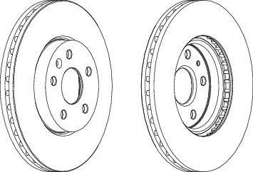 JURID 562462JC Тормозной диск для OPEL ASTRA GTC J (Опель Астра гтс) JURID 562462JC Тормозной диск для OPEL ASTRA GTC J (Опель Астра гтс)