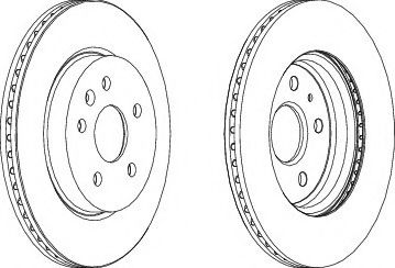 JURID 562463JC Тормозной диск для OPEL (Опель) JURID 562463JC Тормозной диск для OPEL (Опель)