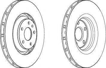 JURID 562508JC Тормозной диск для AUDI TT (Ауди Тт) JURID 562508JC Тормозной диск для AUDI TT (Ауди Тт)