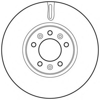 JURID 562622JC Тормозной диск для CITROËN C5 III (CитроËн С5 3) JURID 562622JC Тормозной диск для CITROËN C5 III (CитроËн С5 3)