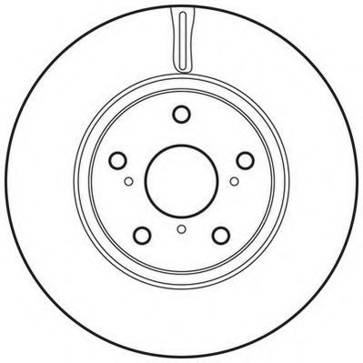 JURID 562649JC Тормозной диск для TOYOTA (Тойота/тоета)