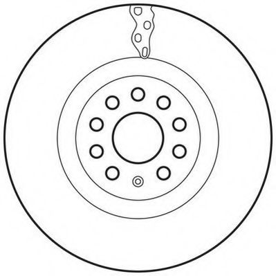 JURID 562663JC Тормозной диск для VOLKSWAGEN PASSAT CC (Фольксваген Пассат сс) JURID 562663JC Тормозной диск для VOLKSWAGEN PASSAT CC (Фольксваген Пассат сс)