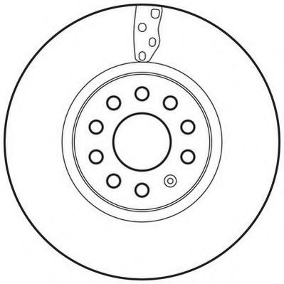 JURID 562688JC Тормозной диск для SEAT ALHAMBRA (Сеат Альхамбра) JURID 562688JC Тормозной диск для SEAT ALHAMBRA (Сеат Альхамбра)